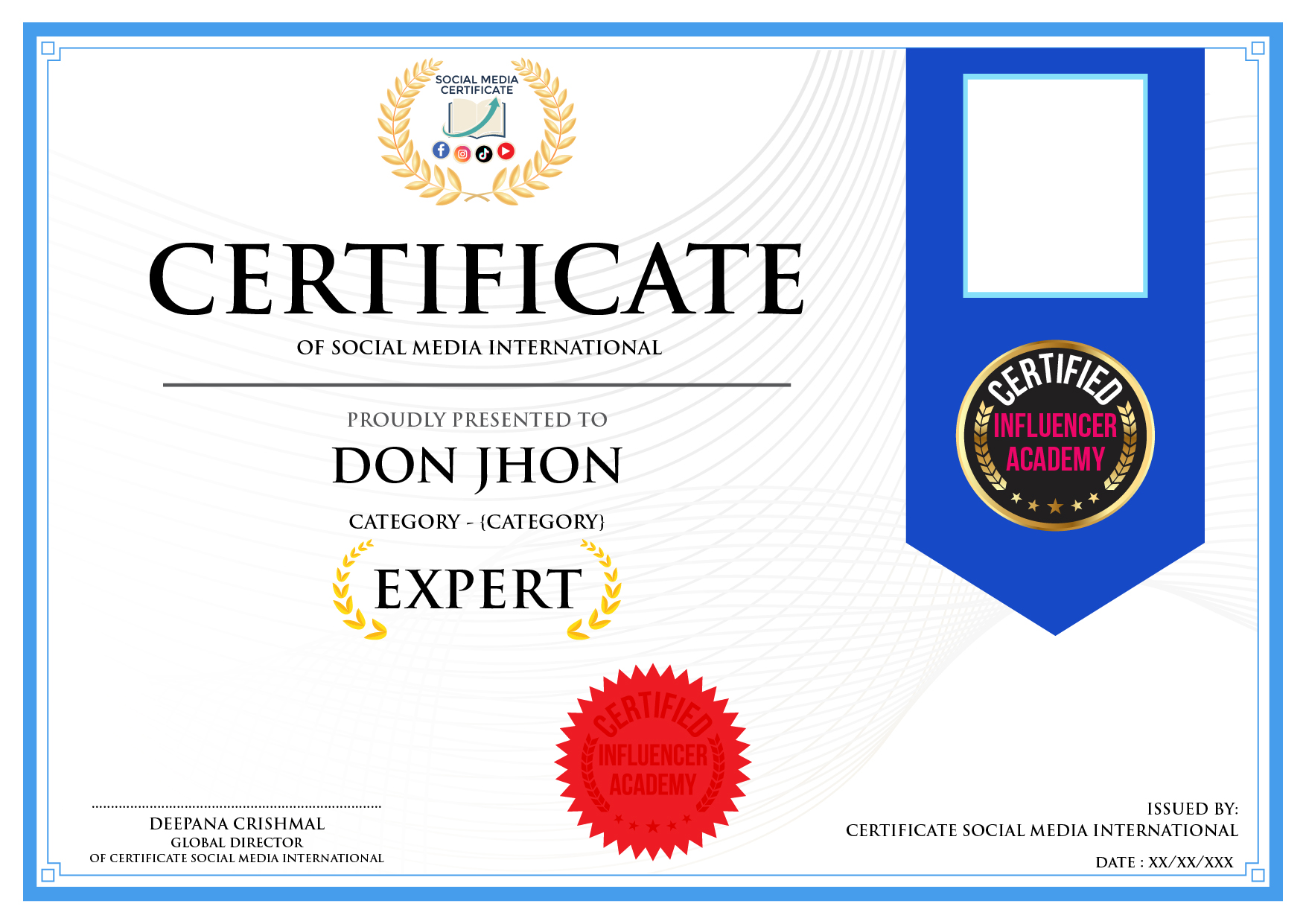 Expert Certificate